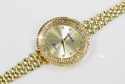 Ceas dama Aur galben 14K, Au Geneve Lady Gift lw116y