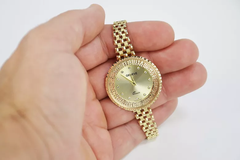 Reloj ★ de oro para damas zlotychlopak.pl Pureza de oro 585 333 ¡★ Precio bajo!