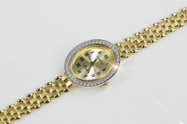 Gold ladies watch ★ zlotychlopak.pl ★ Gold purity 585 333 Low price!