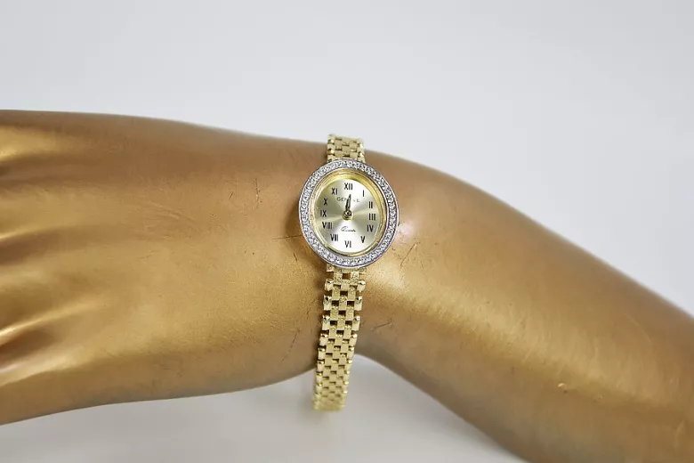 Gold ladies watch ★ zlotychlopak.pl ★ Gold purity 585 333 Low price!