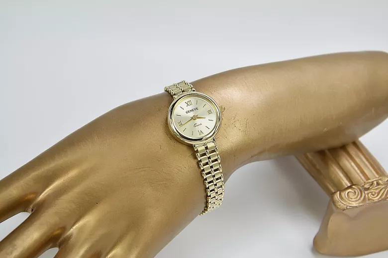 Reloj ★ de oro para damas zlotychlopak.pl Pureza de oro 585 333 ¡★ Precio bajo!