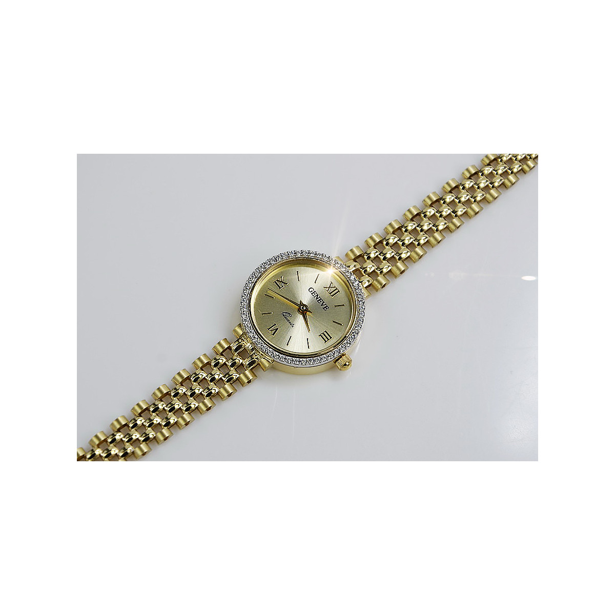 Reloj ★ de oro para damas zlotychlopak.pl Pureza de oro 585 333 ¡★ Precio bajo!