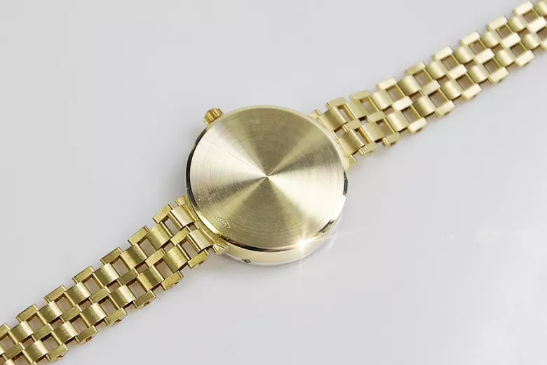 Gold ladies watch ★ zlotychlopak.pl ★ Gold purity 585 333 Low price!