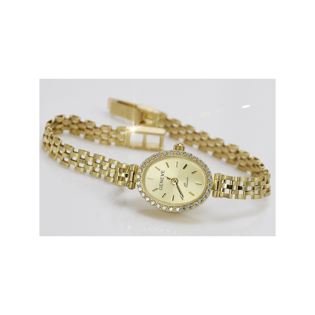 Gold ladies watch ★ zlotychlopak.pl ★ Gold purity 585 333 Low price!