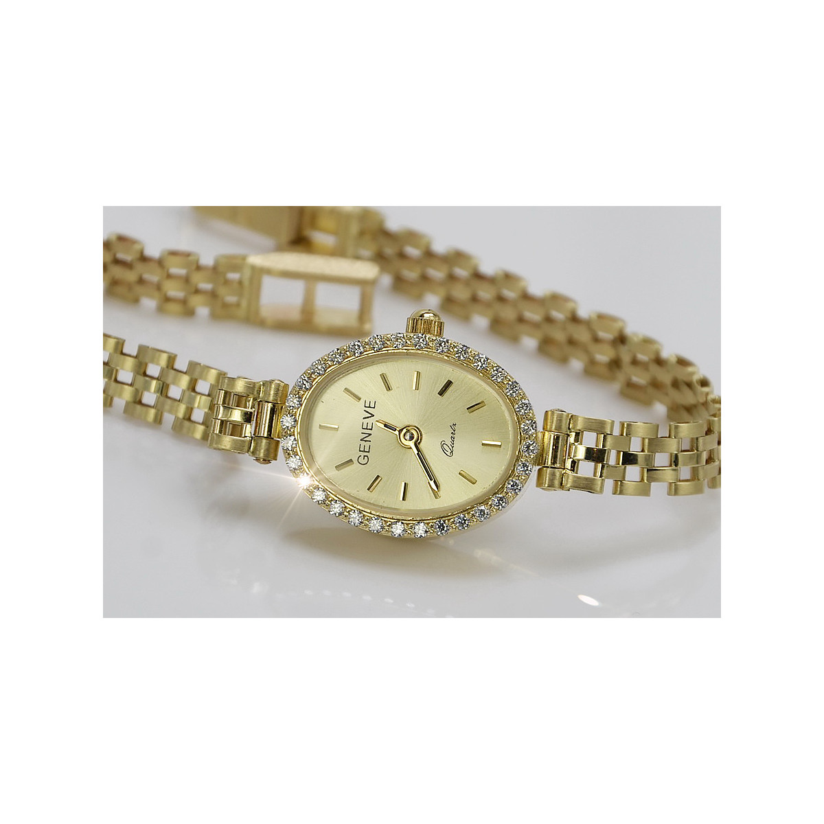 Reloj ★ de oro para damas zlotychlopak.pl Pureza de oro 585 333 ¡★ Precio bajo!