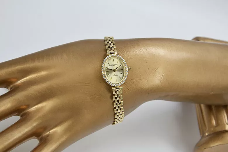 Montre ★ dame en or zlotychlopak.pl ★ Pureté d’or 585 333 Prix bas!