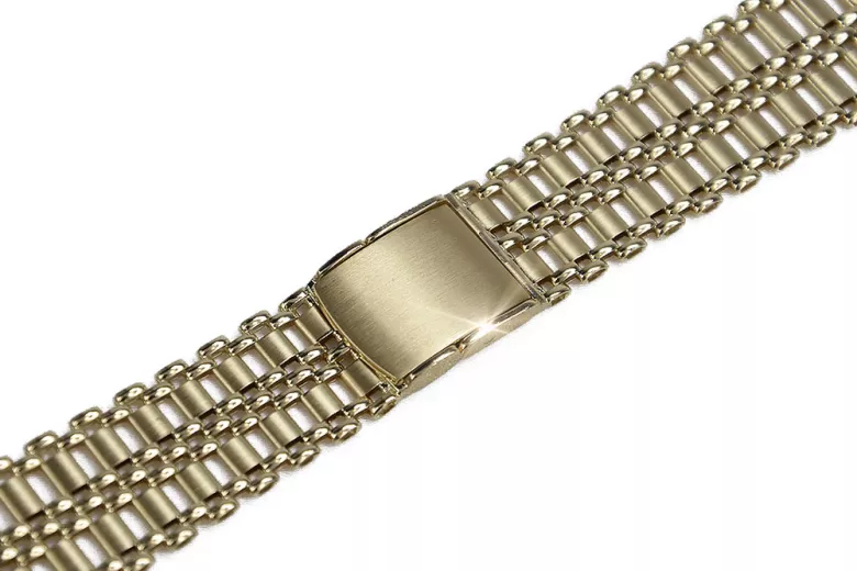 Yellow rose gold watch bracelet ★ russiangold.com ★ Gold 585 333 Low price