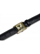 Gold men's watch Geneve ★ zlotychlopak.pl ★ Gold purity 585 333 Low Price!