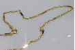 Italian 14K Yellow Gold Diamond Cut Chain Necklace 45cm cc012y