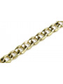 "14K Italian Yellow Gold Gourmette Chain Necklace" cc037y