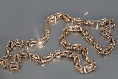 Italian Vintage Rose Gold Chain Collection - 14K Yellow Gold cc026