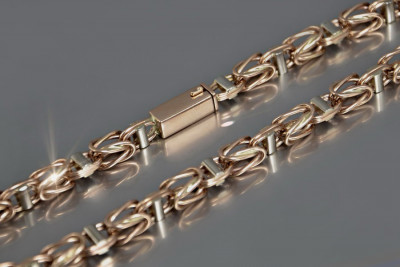 Italian Vintage Rose Gold Chain Collection - 14K Yellow Gold cc026