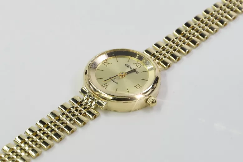 Reloj ★ de oro para damas zlotychlopak.pl Pureza de oro 585 333 ¡★ Precio bajo!