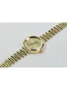 14 Karat Gelbgold Damen Genf Uhr lw009y