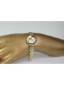 14 Karat Gelbgold Damen Genf Uhr lw009y