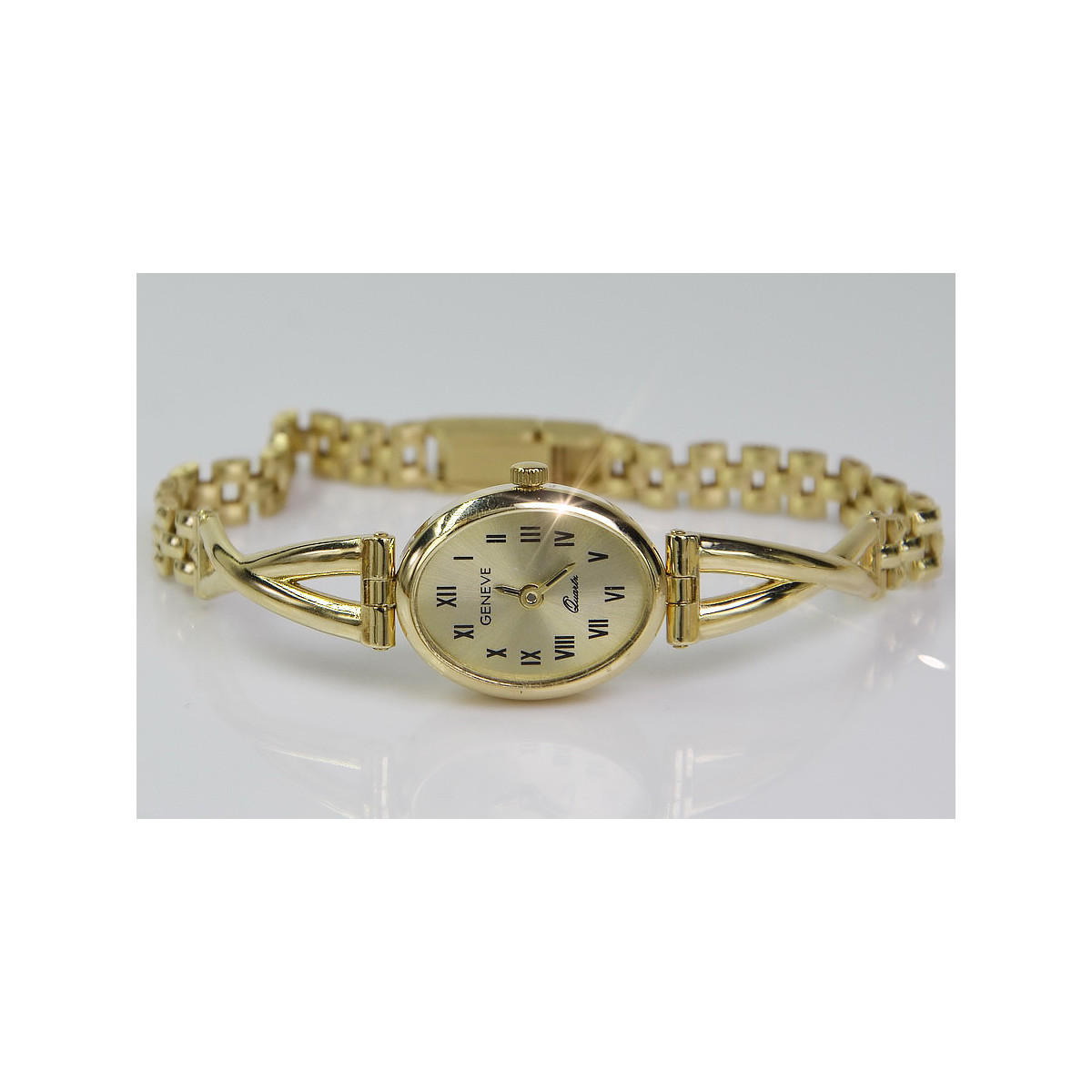 Gold ladies watch ★ zlotychlopak.pl ★ Gold purity 585 333 Low price!