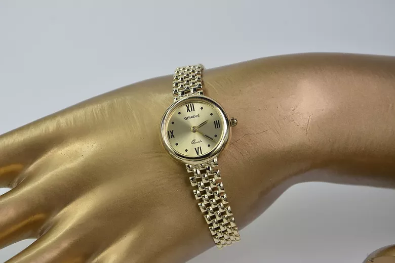 Gold ladies watch ★ zlotychlopak.pl ★ Gold purity 585 333 Low price!