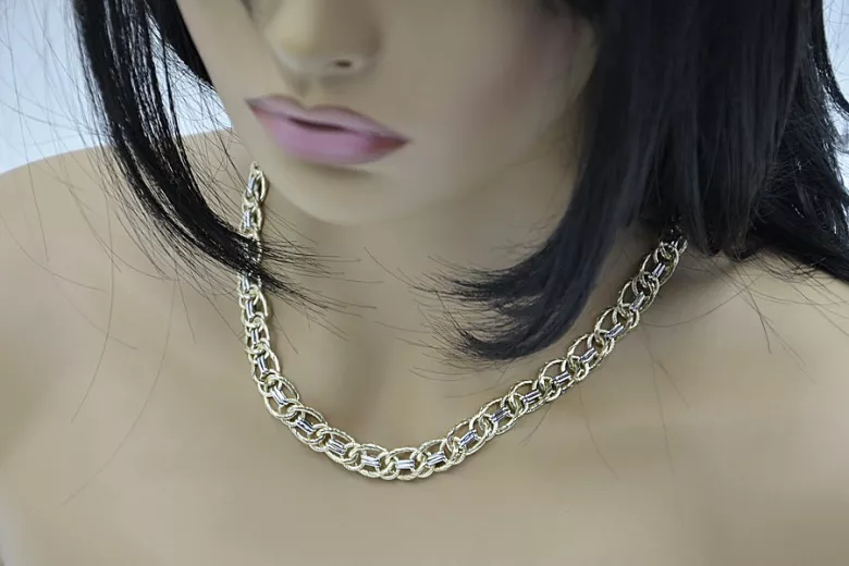 Yellow rose gold chain ★ russiangold.com ★ Gold 585 333 Low price