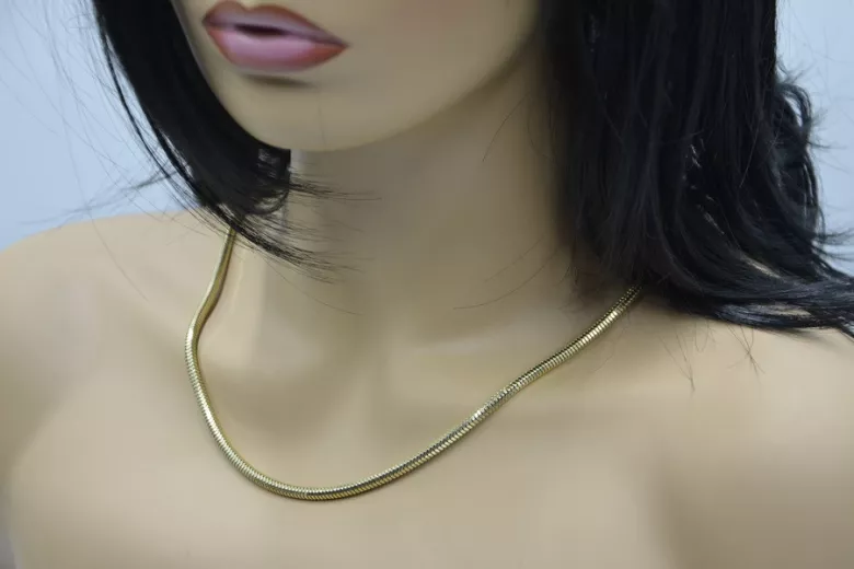 Yellow rose gold chain ★ russiangold.com ★ Gold 585 333 Low price