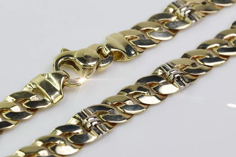 russian rose soviet gold garibaldi bismark bracelet chain