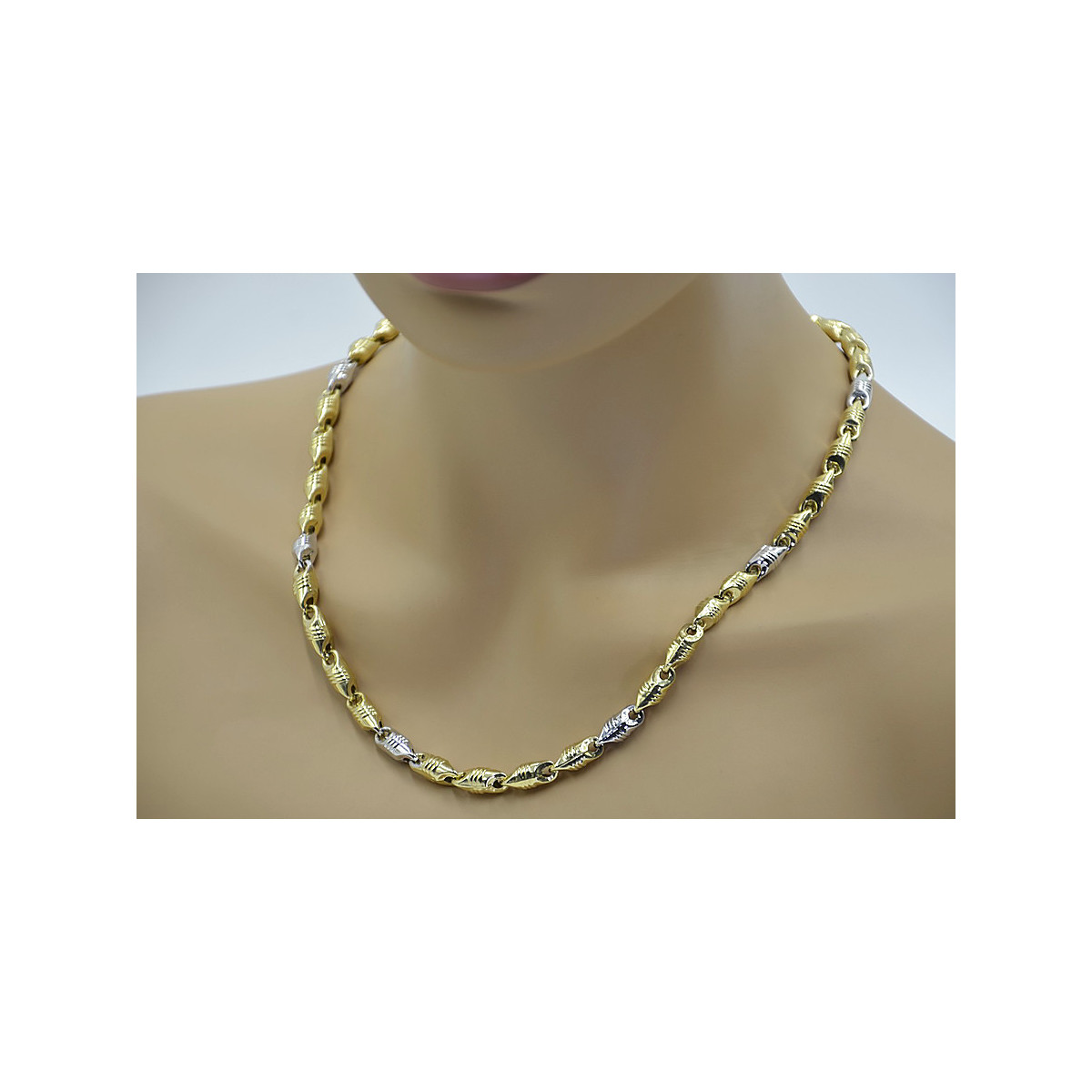 Italian 14K Yellow Gold Chain Necklace cc027yw