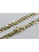 "Vintage Rose Italian Yellow Gold Chain Necklace in 14K Yellow Gold" cc023y