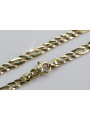 "Vintage Rose Italian Yellow Gold Chain Necklace in 14K Yellow Gold" cc023y