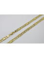 Italian Hollow Figaro Chain in 14K Yellow Gold cc060y