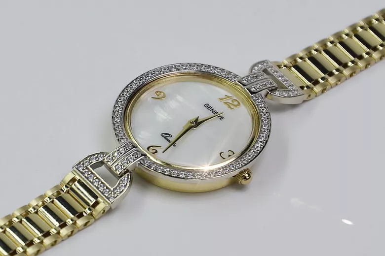 Gold ladies watch ★ zlotychlopak.pl ★ Gold purity 585 333 Low price!