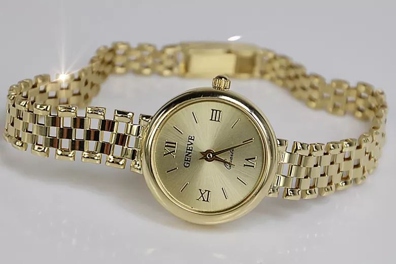 Gold ladies watch ★ zlotychlopak.pl ★ Gold purity 585 333 Low price!