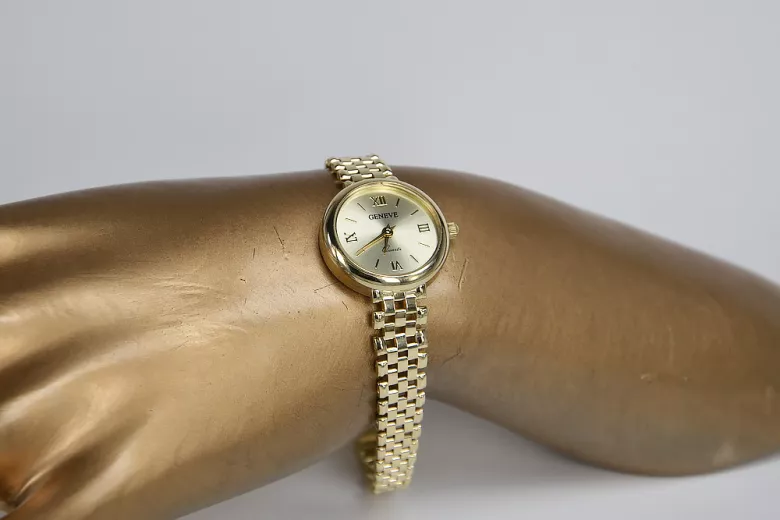 Gold ladies watch ★ zlotychlopak.pl ★ Gold purity 585 333 Low price!