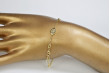 Pulsera "Dulce Gab" de Oro 14k con Diamantes y Zafiros rbc002yw