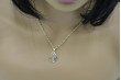 "Exquisite Italian 14K Yellow White Gold Modern Pendant" cpn025y cpn025y