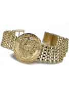 Gold men's watch Geneve ★ zlotychlopak.pl ★ Gold purity 585 333 Low Price!