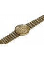 Gold men's watch Geneve ★ zlotychlopak.pl ★ Gold purity 585 333 Low Price!