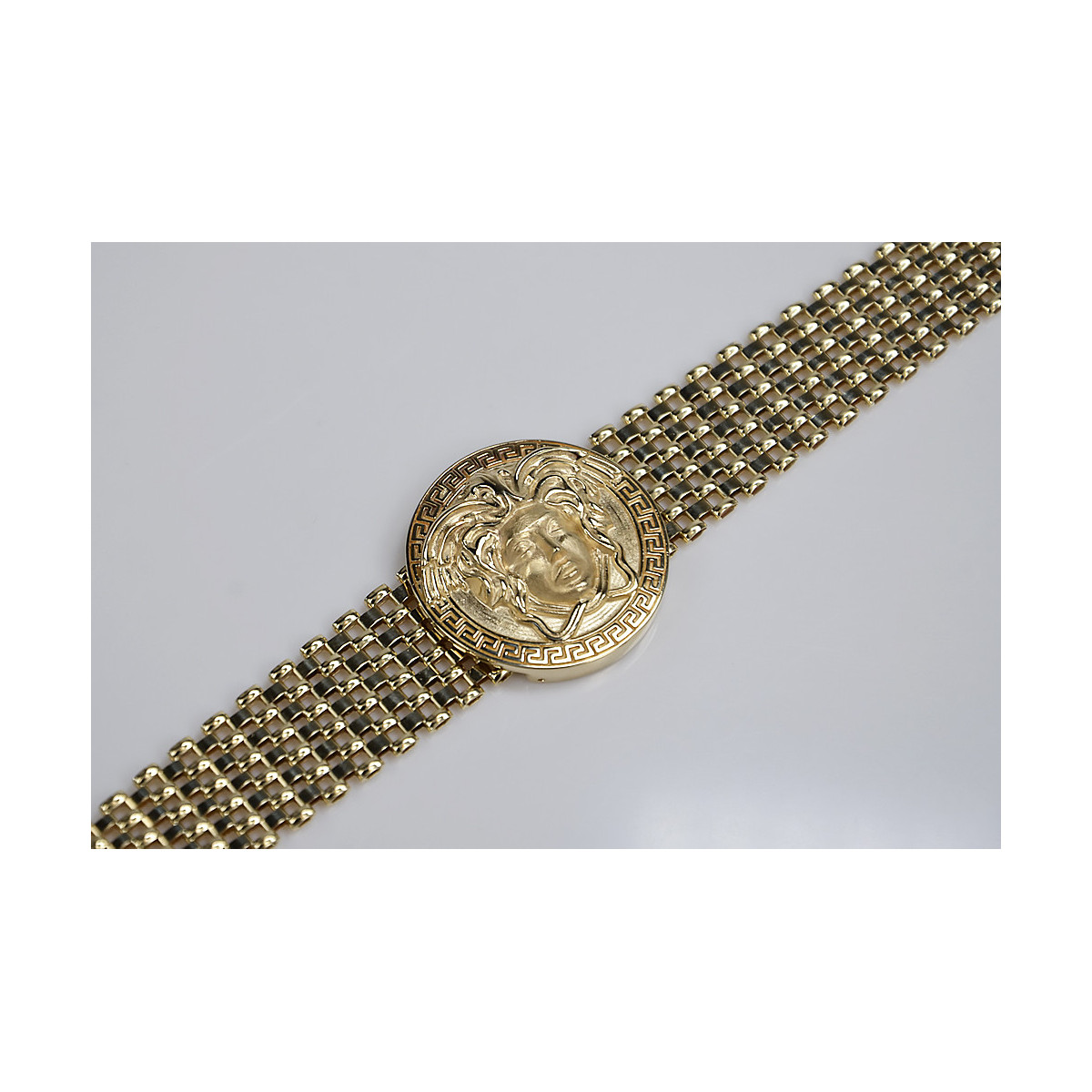 Gold men's watch Geneve ★ zlotychlopak.pl ★ Gold purity 585 333 Low Price!