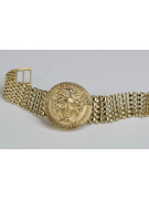 Gold men's watch Geneve ★ zlotychlopak.pl ★ Gold purity 585 333 Low Price!