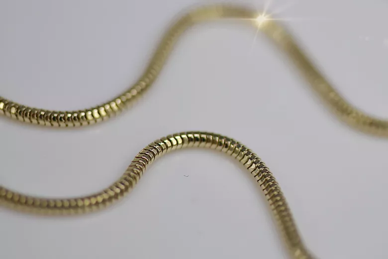 Yellow rose gold chain ★ russiangold.com ★ Gold 585 333 Low price