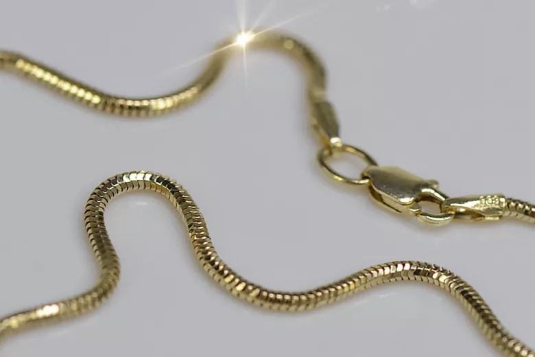 Yellow rose gold chain ★ russiangold.com ★ Gold 585 333 Low price