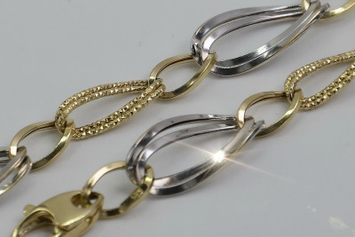 Yellow rose gold chain ★ russiangold.com ★ Gold 585 333 Low price