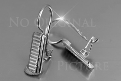 Russian rose gold earrings vens276