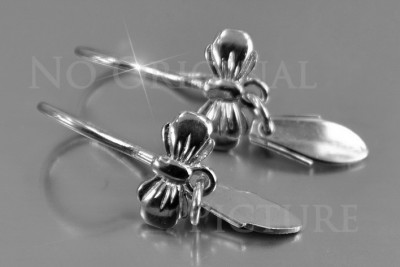 Boucles d'oreilles en or rose vintage ven280