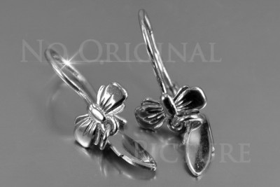 Russian rose gold earrings vens280