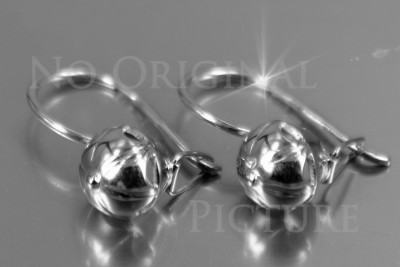 Russian rose gold earrings vens285