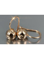 Russian rose gold earrings vens285