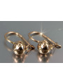 Russian rose gold earrings vens285