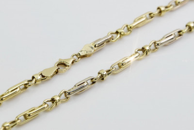 Italian 14K Yellow Gold Chain Necklace cc063yw