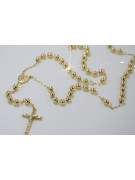 Italian 14K Yellow Gold Rosary Chain rcc009y