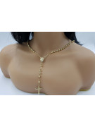 Italian 14K Yellow Gold Rosary Chain rcc009y