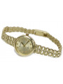 Italian 14K Yellow Gold Lady Geneve Watch lw041y